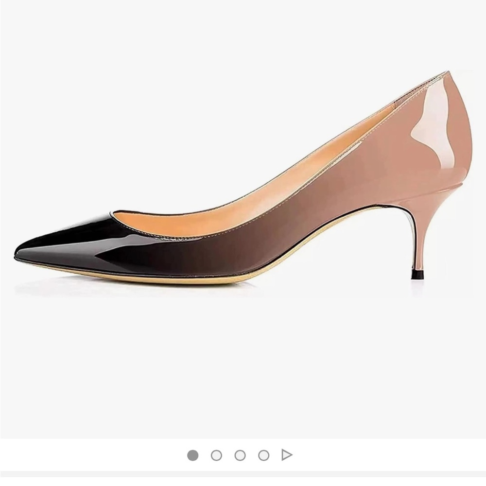 Axellion Pumps for Women, Kitten Heel Pumps Pointed High Heel